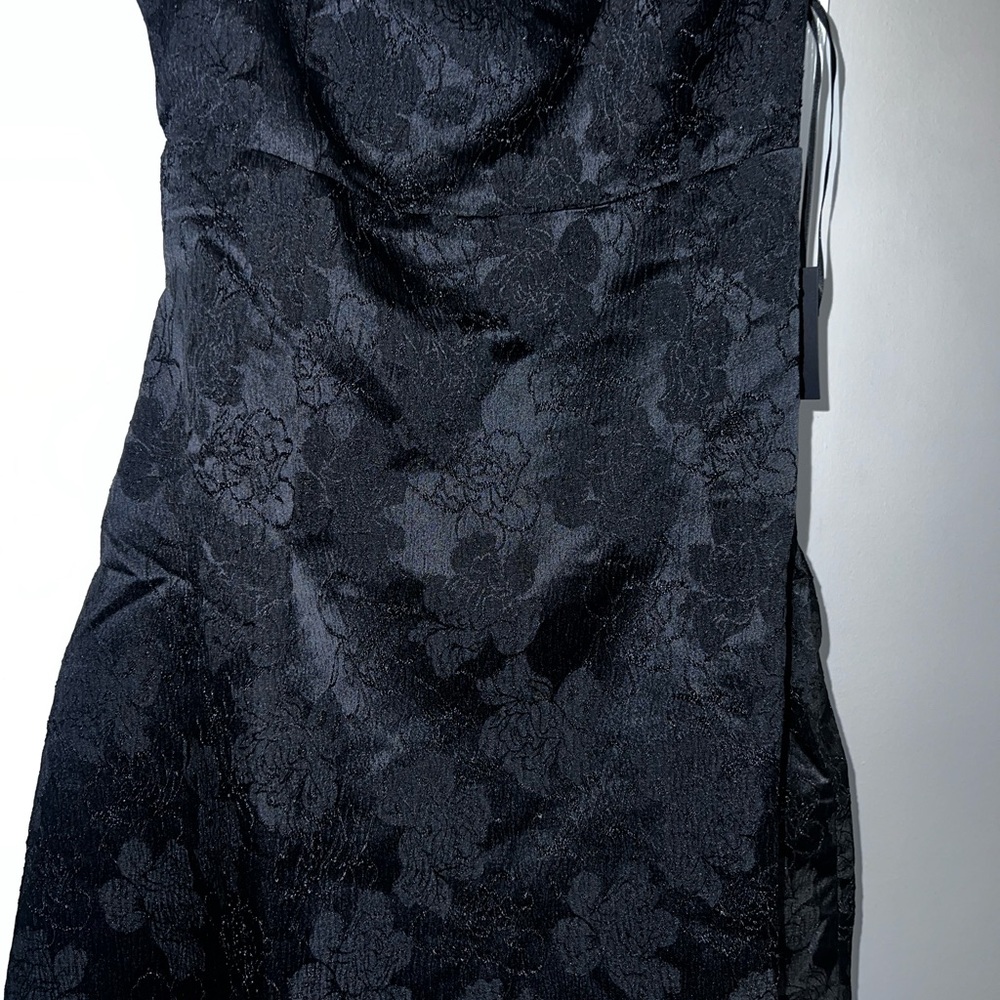 Lulu's Black Square-Neck Mini Dress - Size Large - Picture 6 of 11